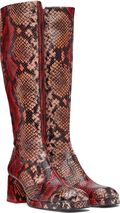 Miista Red Donna Boots - Image 4