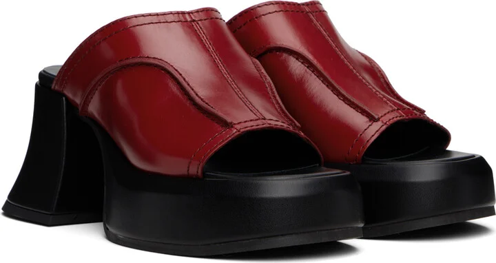 Miista Red Lota Mules - Image 4