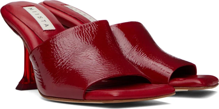 Miista Red Miri Mules - Image 4