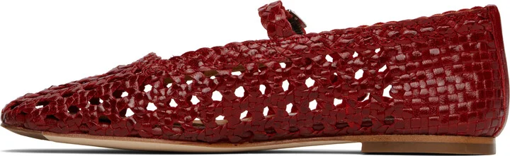 Miista Red Yeida Ballerina Flats - Image 3