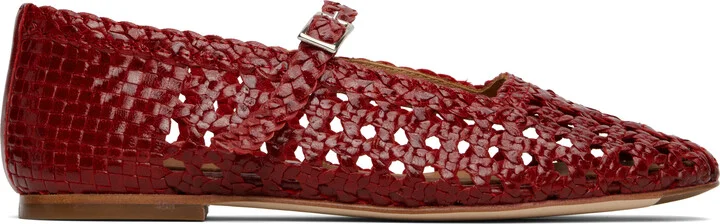 Miista Red Yeida Ballerina Flats