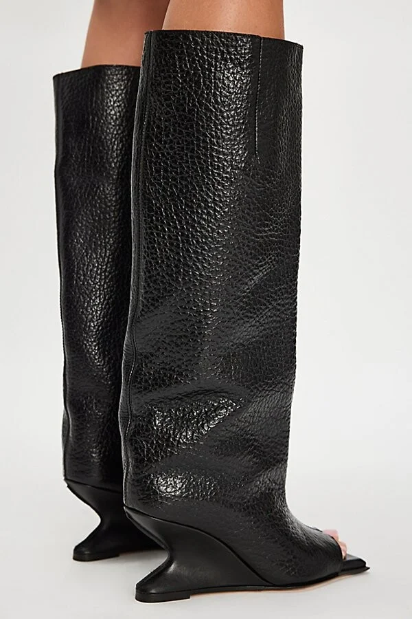Miista Salima Peep Toe Boots - Image 3