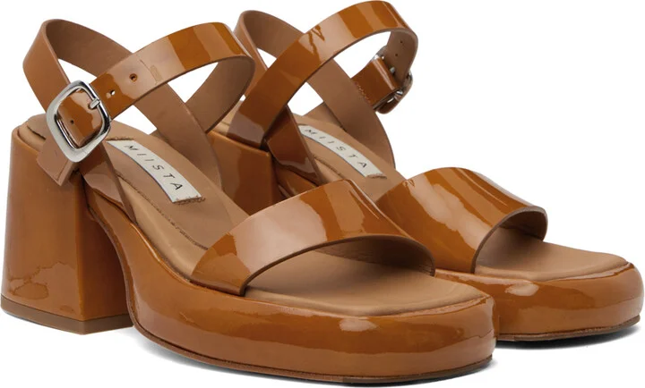 Miista Tan Beverly Sandals - Image 4