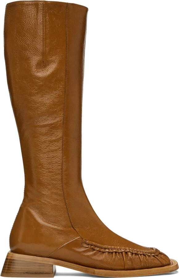 Miista Tan Pats Boots