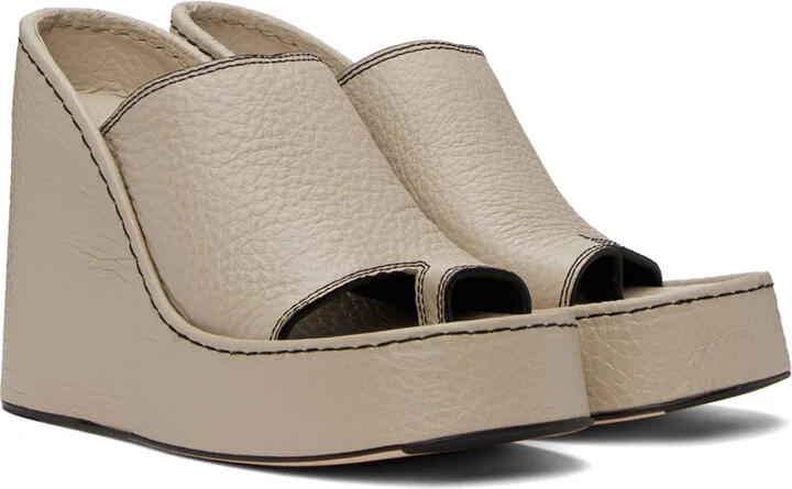 Miista Taupe Thais Sandals - Image 4