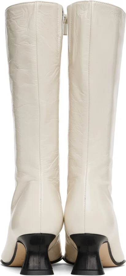 Miista White Rilla Boots - Image 2