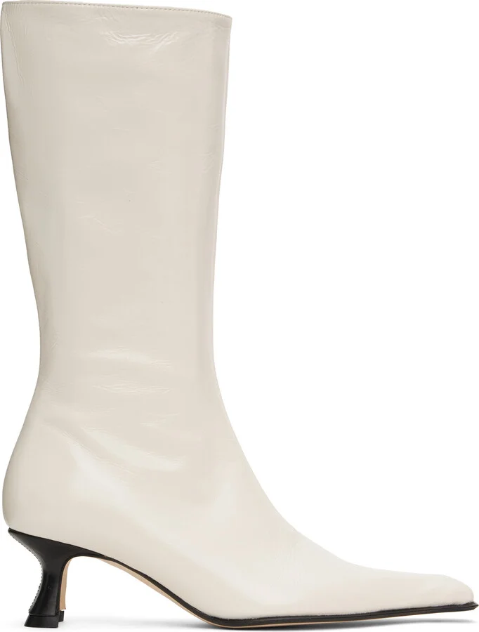 Miista White Rilla Boots