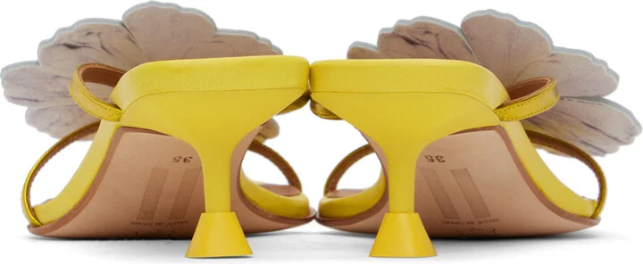 Miista Yellow Lourdes Heeled Sandals - Image 2