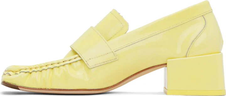 Miista Yellow Serena Loafers - Image 3