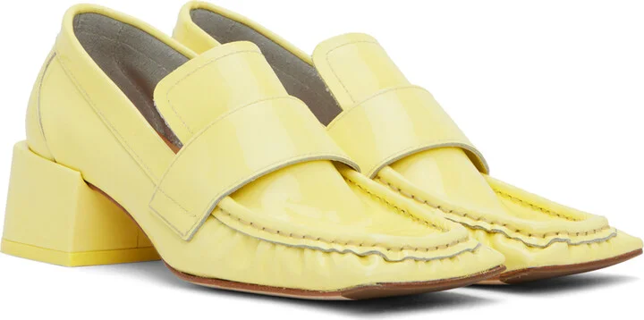 Miista Yellow Serena Loafers - Image 4