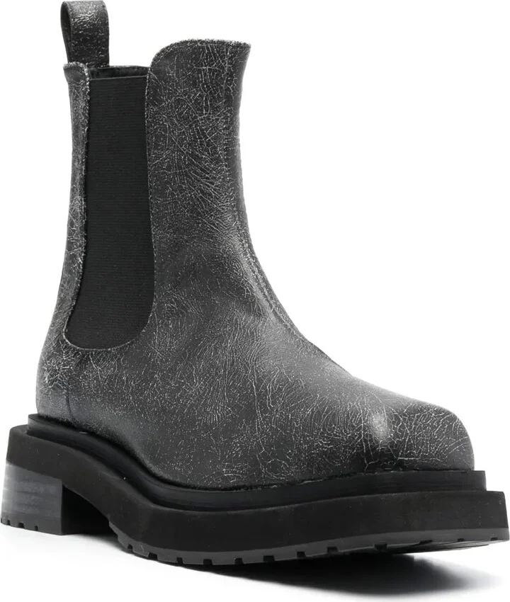 Mike cracked-effect Chelsea boots - Image 2