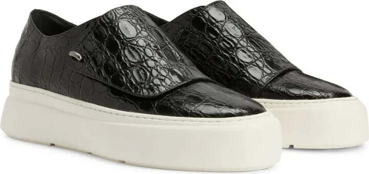 Mike crocodile-embossed sneakers - Image 2