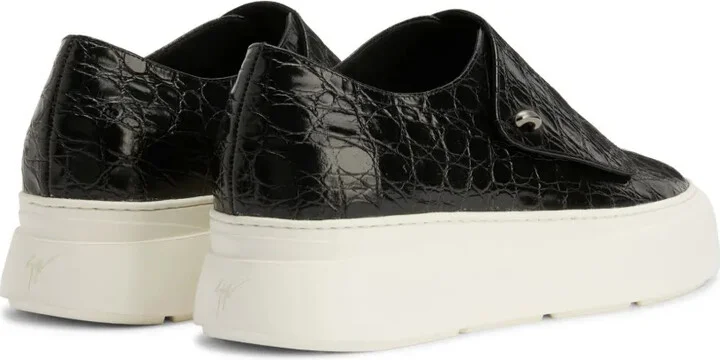 Mike crocodile-embossed sneakers - Image 3