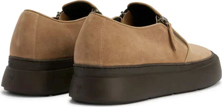 Mike Zip round-toe suede loafers - Image 3