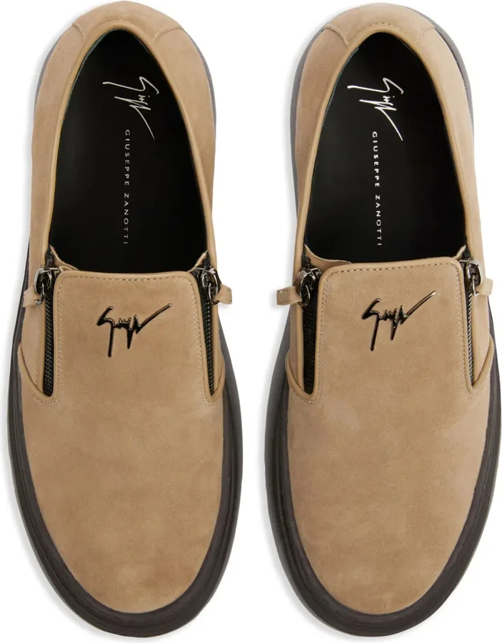 Mike Zip round-toe suede loafers - Image 4