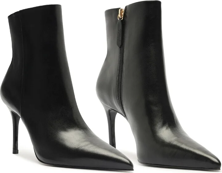Mikki Casual Pointed Toe Genuine Calf Hair Bootie - Image 10