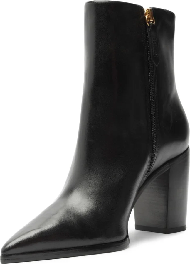 Mikki Pointed Toe Block Heel Bootie - Image 8