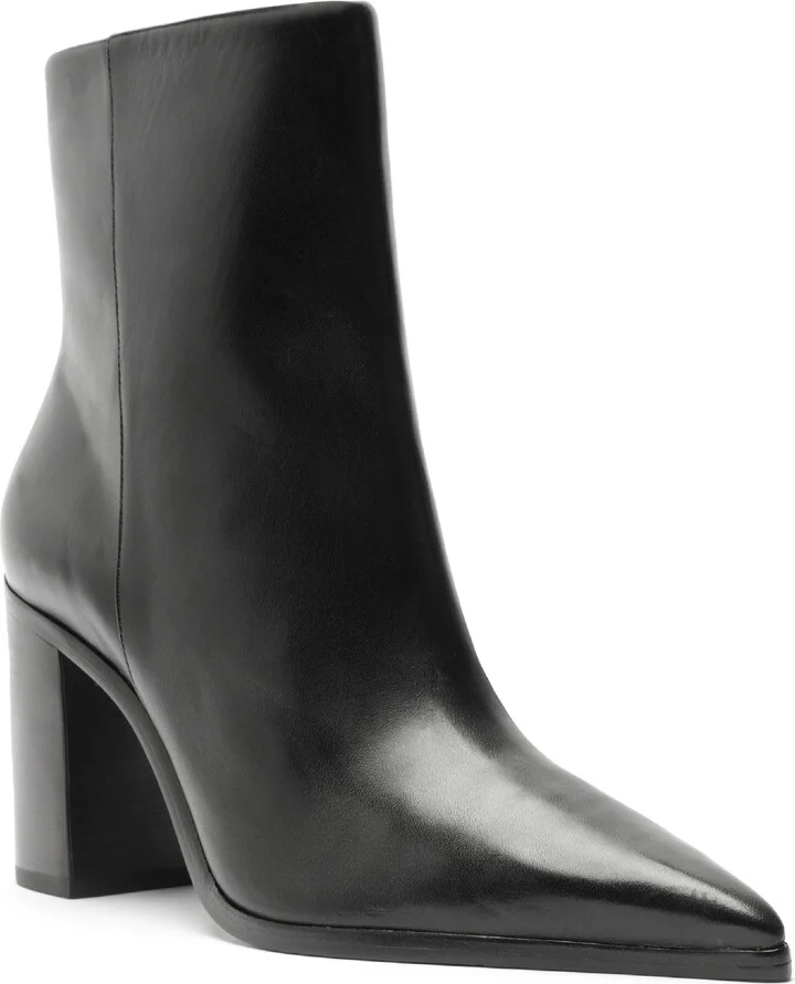 Mikki Pointed Toe Block Heel Bootie