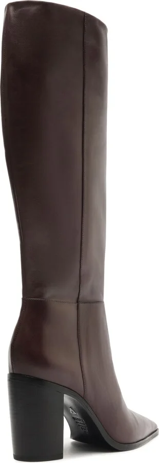 Mikki Up Block Pointed Toe Knee High Boot - Image 9