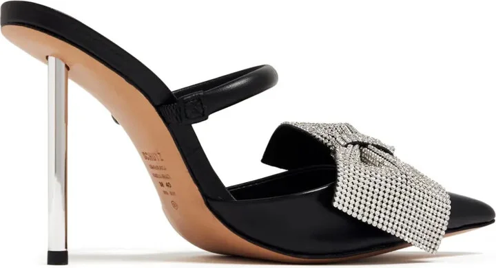 Mila 100mm bow-detail mules - Image 4