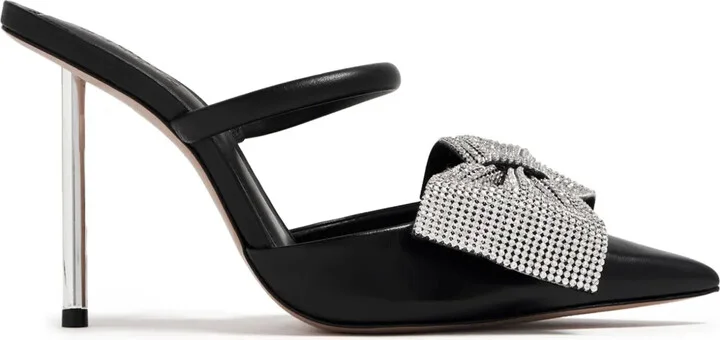 Mila 100mm bow-detail mules