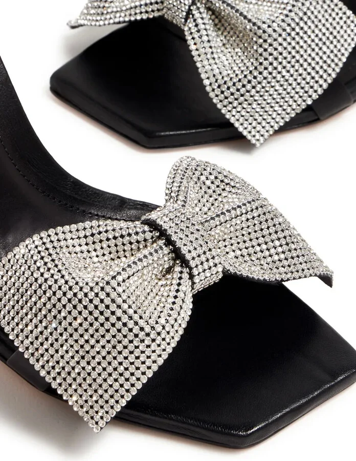 Mila 110mm bow-detail sandals - Image 3