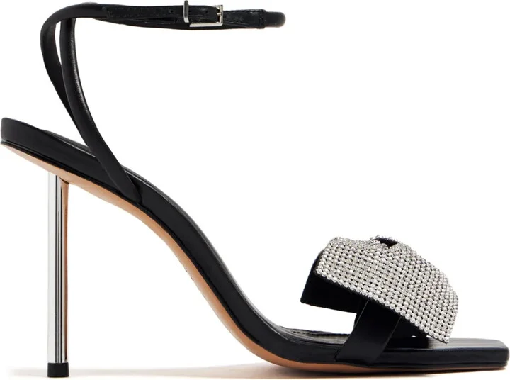 Mila 110mm bow-detail sandals