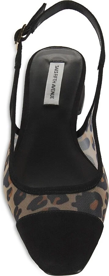 Mila 33MM Leopard Print Slingback Pumps - Image 5