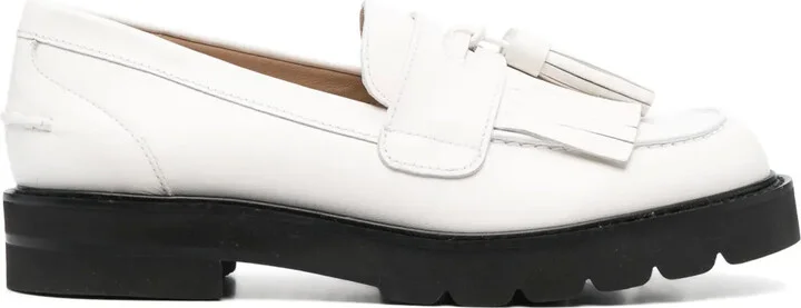 Mila Lift Pearl leather loafers