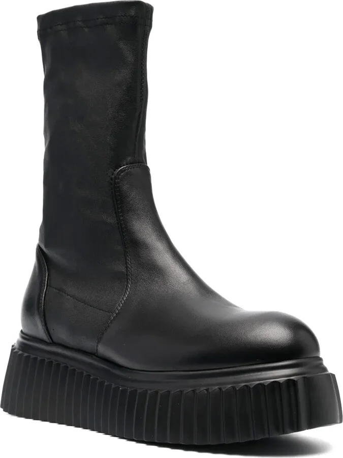 Milagros 65mm round-toe boots - Image 2