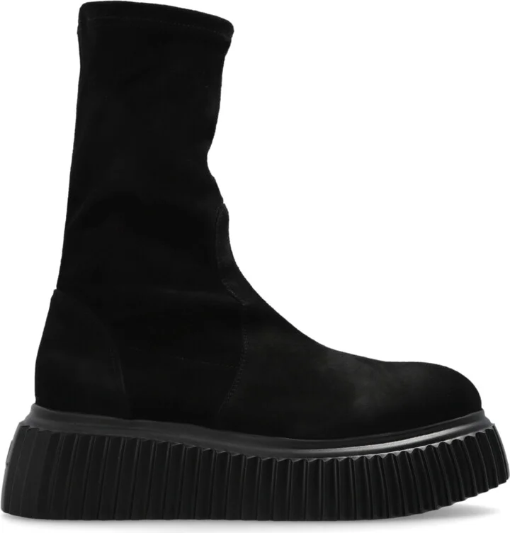 "Milagros" Platform Shoes, , - Black