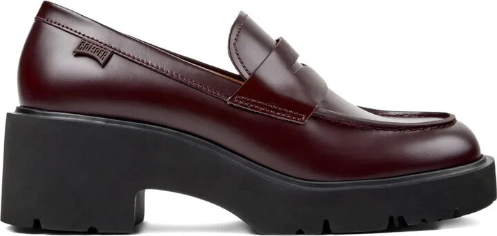 Milah leather penny loafers