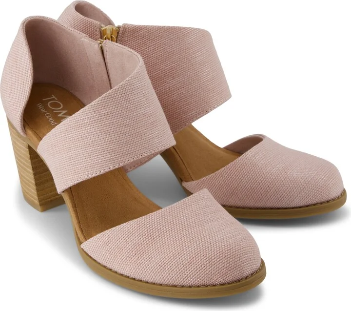 Milan Closed Toe Heel Ballet Melange Woven - Image 3
