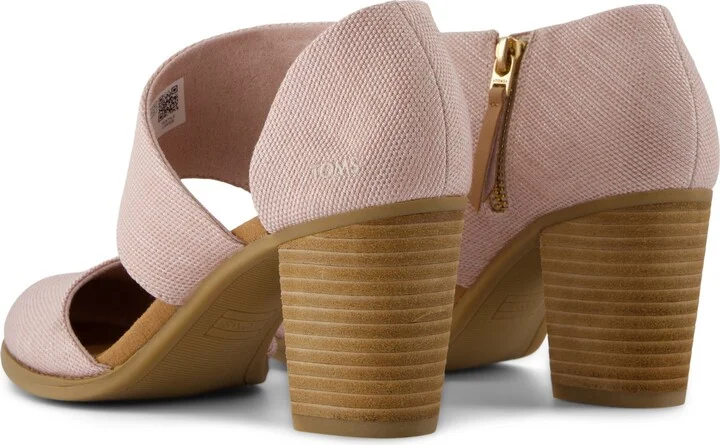 Milan Closed Toe Heel Ballet Melange Woven - Image 4