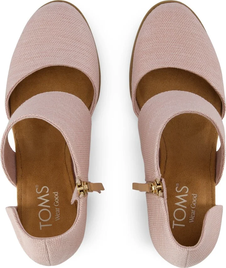 Milan Closed Toe Heel Ballet Melange Woven - Image 5