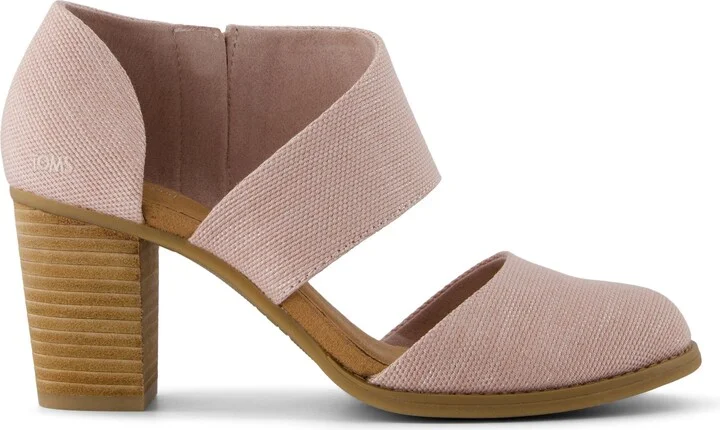 Milan Closed Toe Heel Ballet Melange Woven