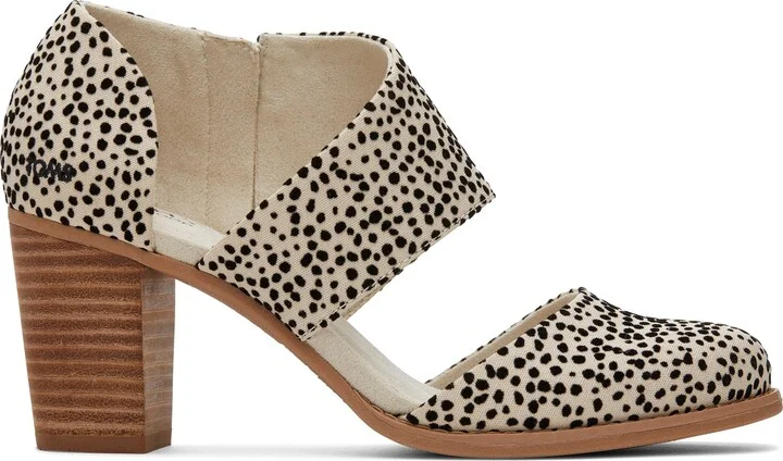 Milan Mini Cheetah Print Closed Toe Heels