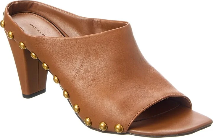 Milan Studded Leather Mule