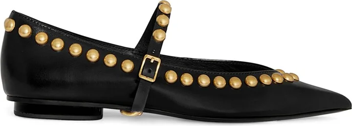 Milan Studded Mary Jane Flat - Image 2