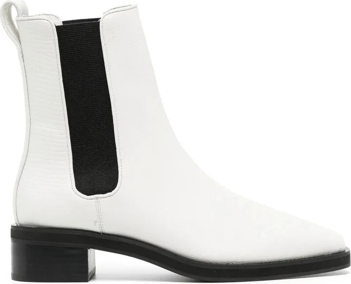Milan two-tone ankle boots