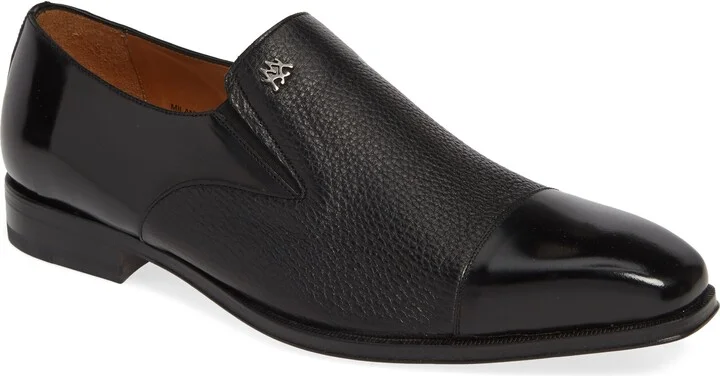 Black Leather/ Deerskin
