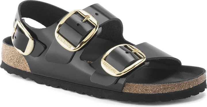 Milano Big-Buckle Sandals