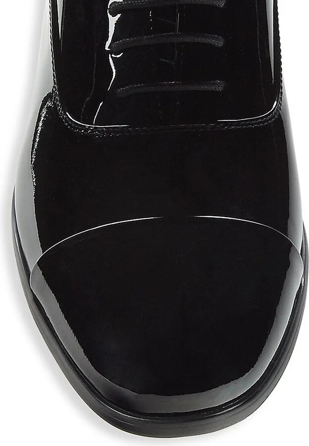 Milano Cap Toe Patent Leather Oxfords - Image 5