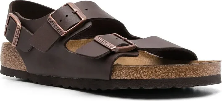 Milano double-strap slingback sandals - Image 2