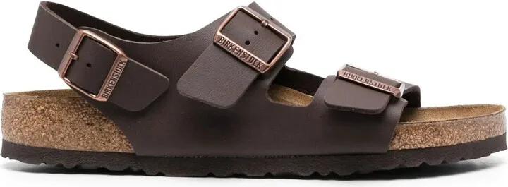 Milano double-strap slingback sandals