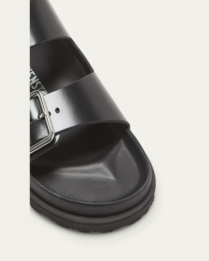 Milano Leather Dual-Buckle Slingback Sandals - Image 5