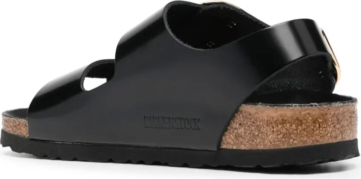 Milano leather flat sandals - Image 3