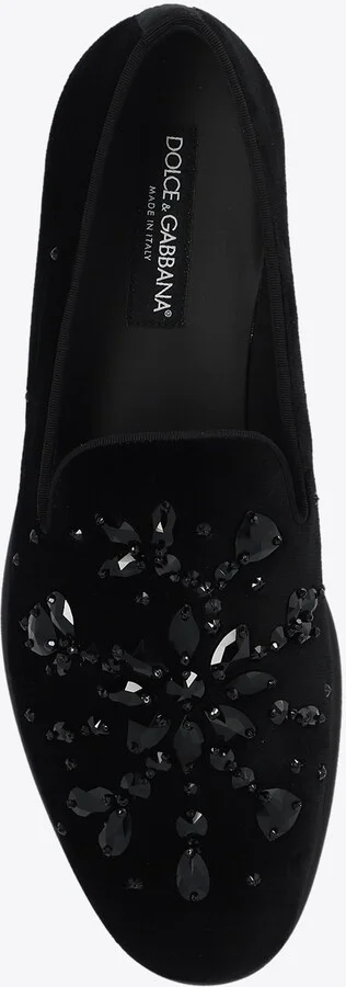 Milano Rhinestone Embellished Loafers - Image 3