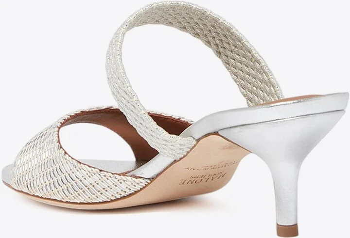 Milena 45 Woven Heeled Sandals - Image 2