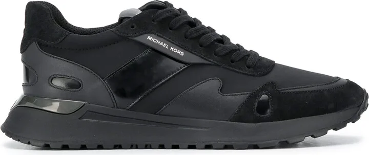 Miles panelled low-top sneakers